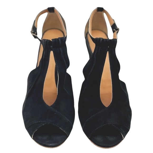 COCLICO Odalisk Suede Sling-Back Peep Toe Heels - Picture 5 of 9